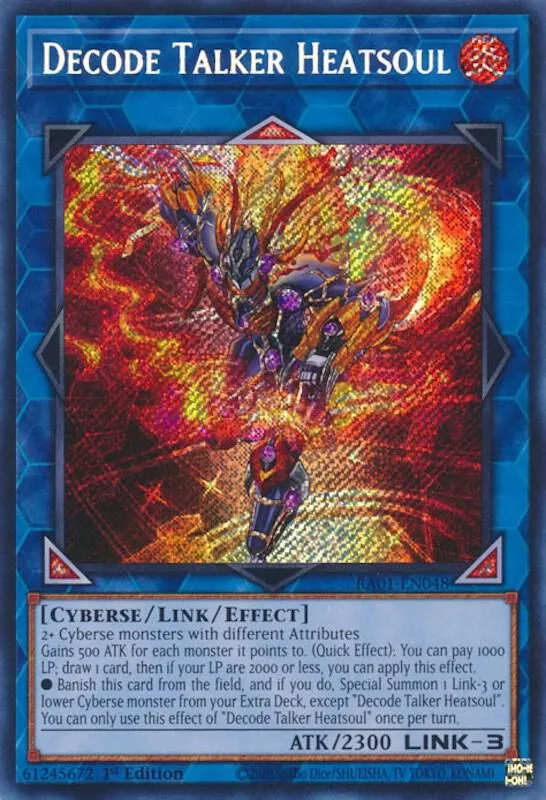 Decode Talker Heatsoul — 25th Anniversary Rarity Collection — Yu-Gi-Oh!