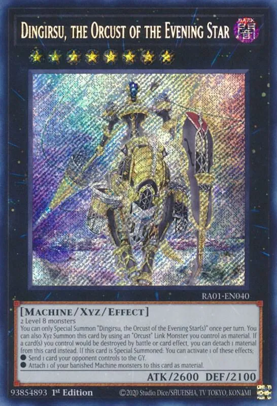 Dingirsu, the Orcust of the Evening Star — 25th Anniversary Rarity Collection — Yu-Gi-Oh!