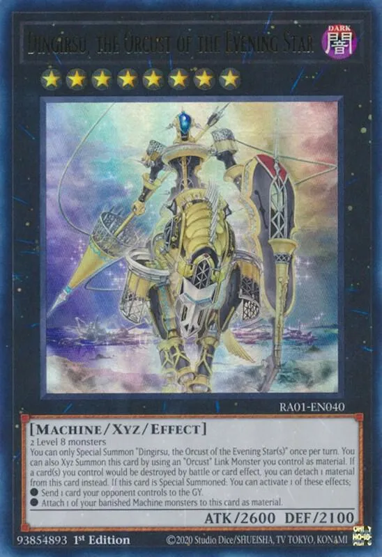 Dingirsu, the Orcust of the Evening Star — 25th Anniversary Rarity Collection — Yu-Gi-Oh!