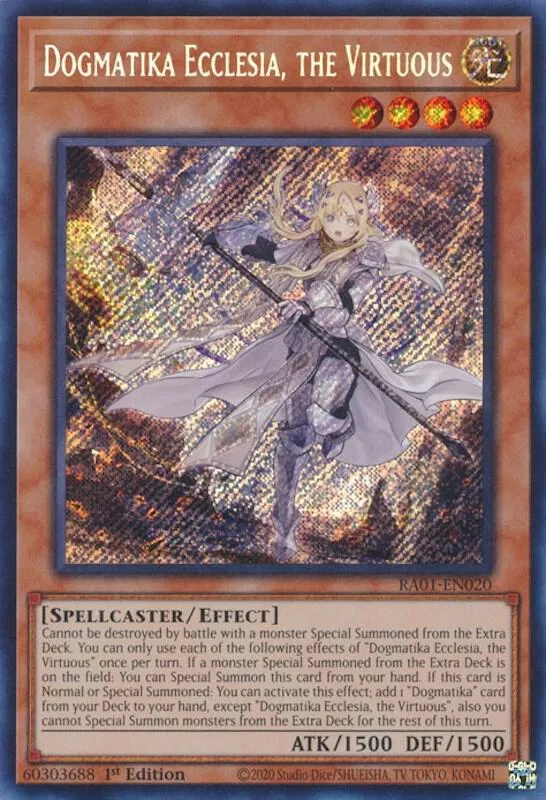 Dogmatika Ecclesia, the Virtuous — 25th Anniversary Rarity Collection — Yu-Gi-Oh!