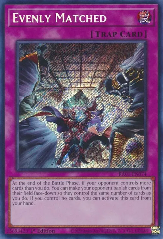 Evenly Matched — 25th Anniversary Rarity Collection — Yu-Gi-Oh!