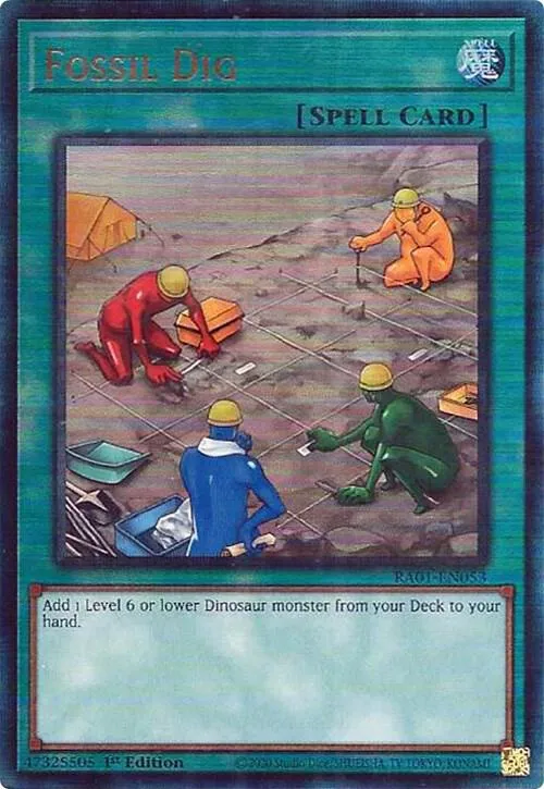 Fossil Dig — 25th Anniversary Rarity Collection — Yu-Gi-Oh!