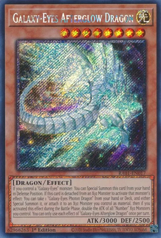 Galaxy-Eyes Afterglow Dragon — 25th Anniversary Rarity Collection — Yu-Gi-Oh!