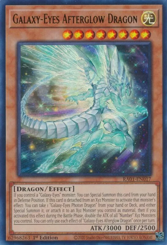 Galaxy-Eyes Afterglow Dragon — 25th Anniversary Rarity Collection — Yu-Gi-Oh!