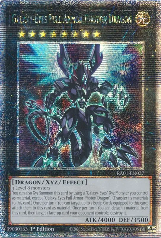 Galaxy-Eyes Full Armor Photon Dragon — 25th Anniversary Rarity Collection — Yu-Gi-Oh!