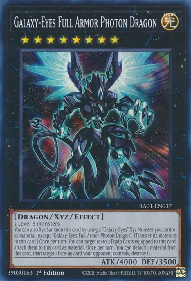 Galaxy-Eyes Full Armor Photon Dragon — 25th Anniversary Rarity Collection — Yu-Gi-Oh!
