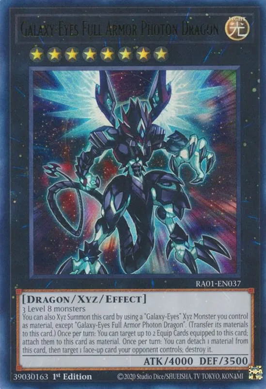 Galaxy-Eyes Full Armor Photon Dragon — 25th Anniversary Rarity Collection — Yu-Gi-Oh!