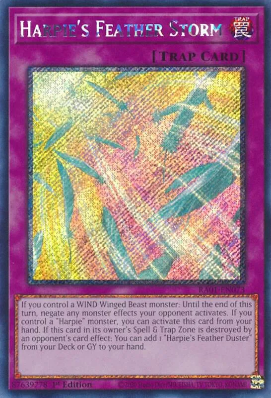 Harpie's Feather Storm — 25th Anniversary Rarity Collection — Yu-Gi-Oh!
