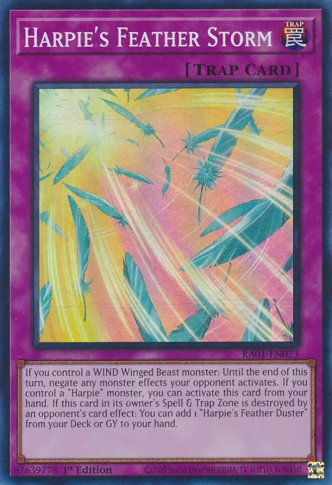 Harpie's Feather Storm — 25th Anniversary Rarity Collection — Yu-Gi-Oh!