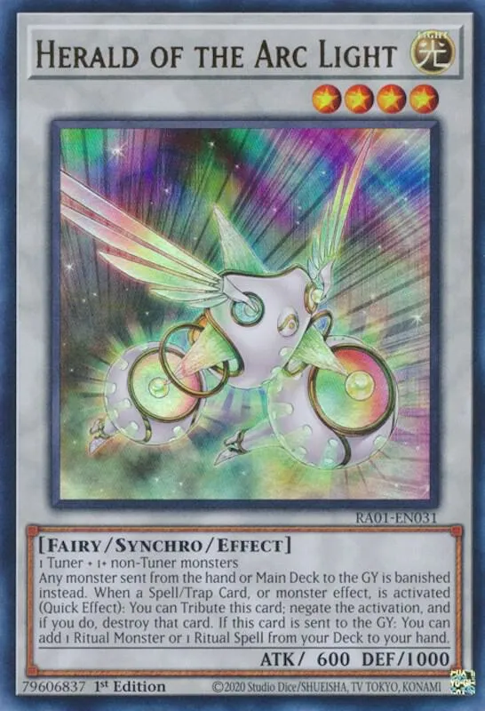 Herald of the Arc Light — 25th Anniversary Rarity Collection — Yu-Gi-Oh!