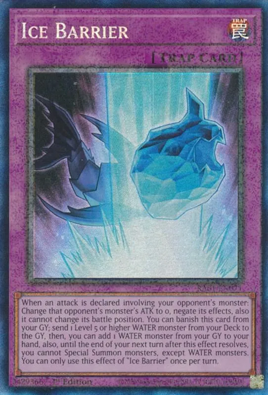 Ice Barrier — 25th Anniversary Rarity Collection — Yu-Gi-Oh!
