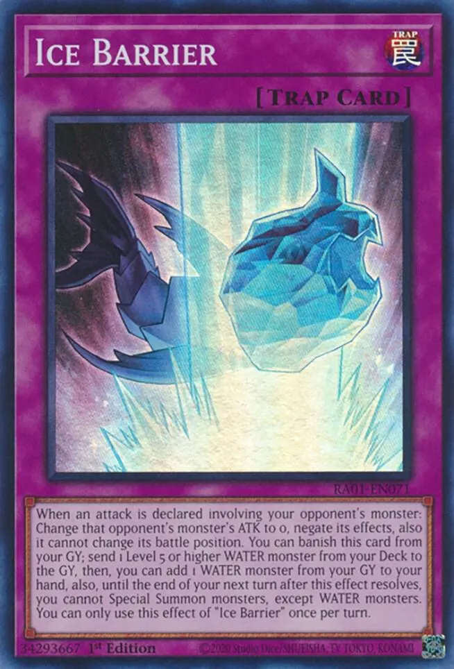 Ice Barrier — 25th Anniversary Rarity Collection — Yu-Gi-Oh!