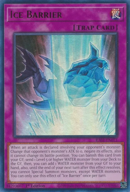 Ice Barrier — 25th Anniversary Rarity Collection — Yu-Gi-Oh!