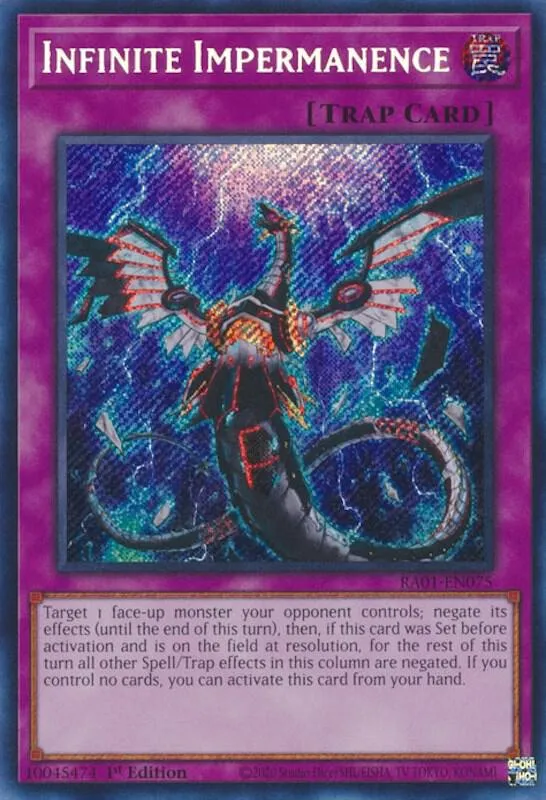 Infinite Impermanence — 25th Anniversary Rarity Collection — Yu-Gi-Oh!