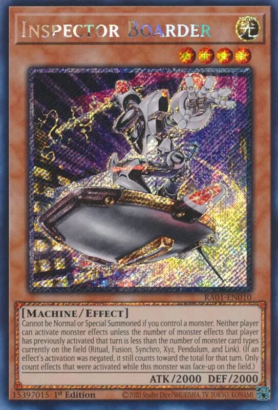 Boarder Inspecteur — 25th Anniversary Rarity Collection — Yu-Gi-Oh!