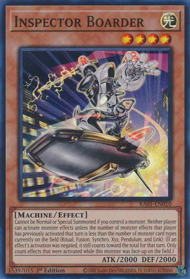 Inspector Boarder — 25th Anniversary Rarity Collection — Yu-Gi-Oh!