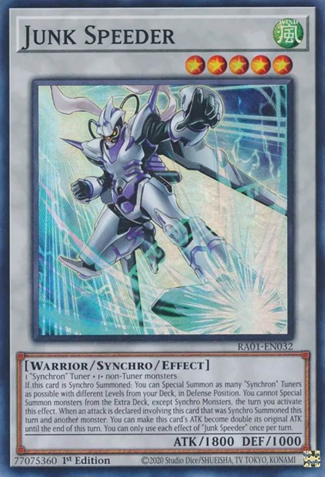 Junk Speeder — 25th Anniversary Rarity Collection — Yu-Gi-Oh!