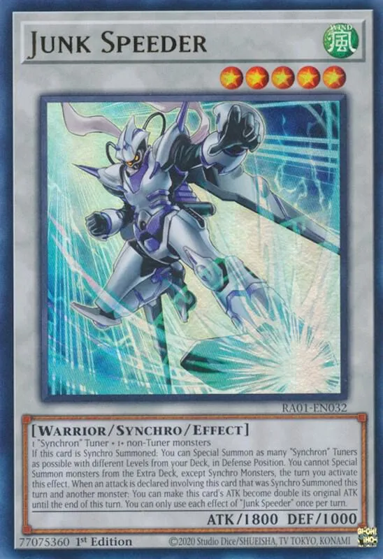 Junk Speeder — 25th Anniversary Rarity Collection — Yu-Gi-Oh!