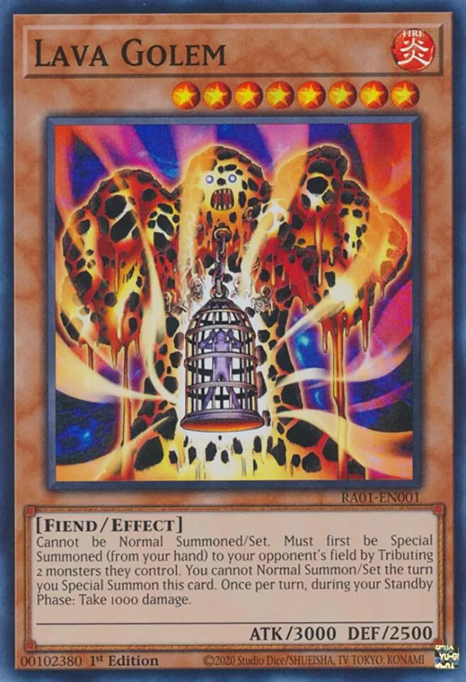 Lava Golem — 25th Anniversary Rarity Collection — Yu-Gi-Oh!