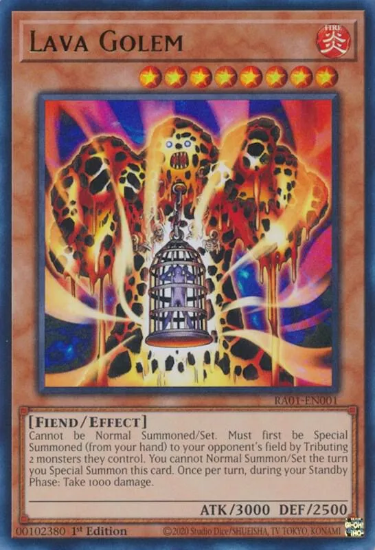Lava Golem — 25th Anniversary Rarity Collection — Yu-Gi-Oh!