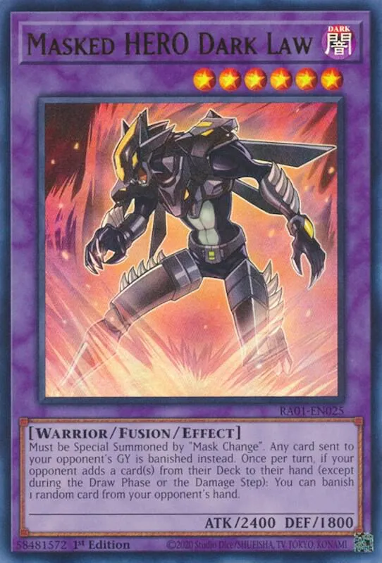 Masked HERO Dark Law — 25th Anniversary Rarity Collection — Yu-Gi-Oh!