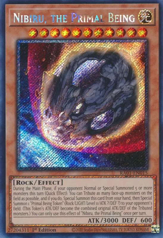 Nibiru, the Primal Being — 25th Anniversary Rarity Collection — Yu-Gi-Oh!