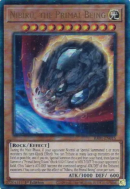 Nibiru, the Primal Being — 25th Anniversary Rarity Collection — Yu-Gi-Oh!