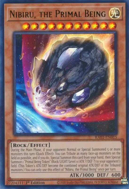 Nibiru, the Primal Being — 25th Anniversary Rarity Collection — Yu-Gi-Oh!