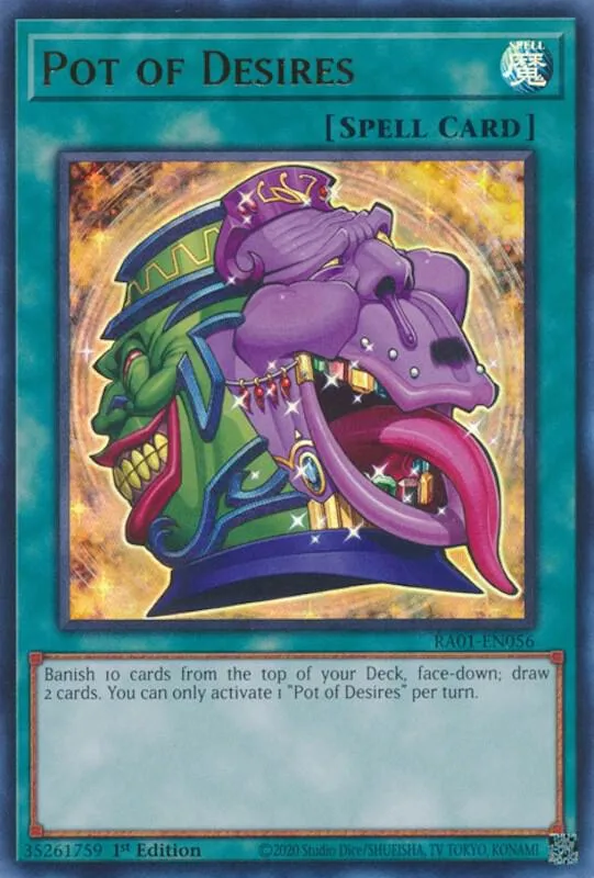 Pot of Desires — 25th Anniversary Rarity Collection — Yu-Gi-Oh!