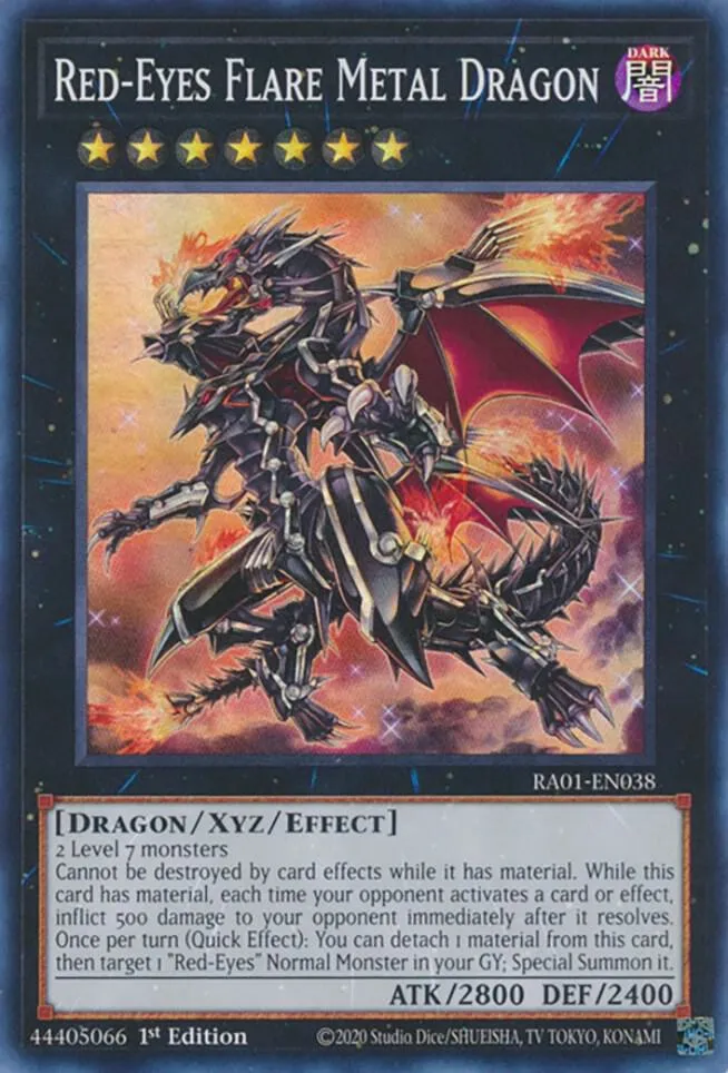 Red-Eyes Flare Metal Dragon — 25th Anniversary Rarity Collection — Yu-Gi-Oh!