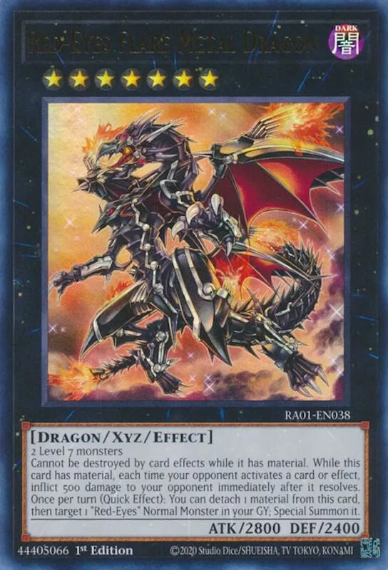 Red-Eyes Flare Metal Dragon — 25th Anniversary Rarity Collection — Yu-Gi-Oh!