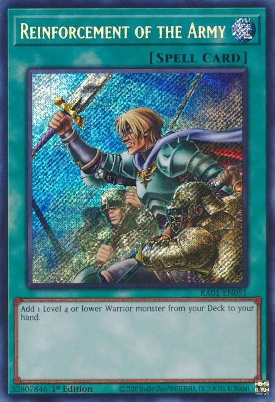 Reinforcement of the Army — 25th Anniversary Rarity Collection — Yu-Gi-Oh!