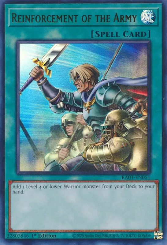 Reinforcement of the Army — 25th Anniversary Rarity Collection — Yu-Gi-Oh!