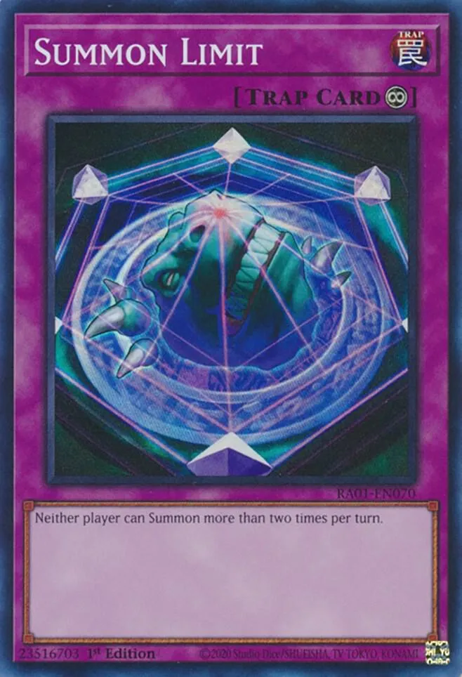 Summon Limit — 25th Anniversary Rarity Collection — Yu-Gi-Oh!