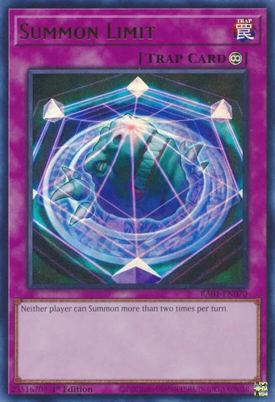 Summon Limit — 25th Anniversary Rarity Collection — Yu-Gi-Oh!