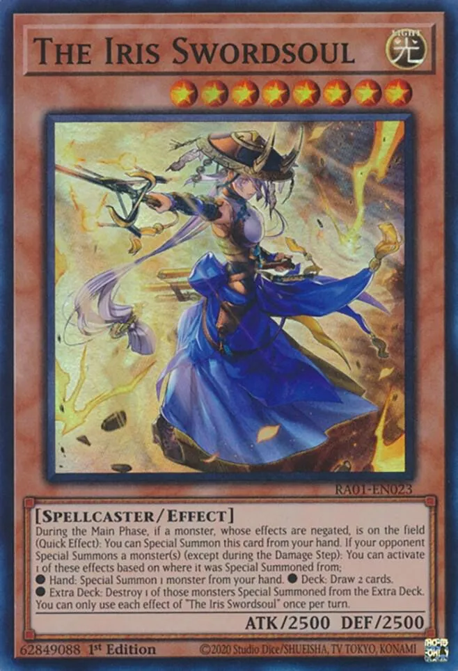 The Iris Swordsoul — 25th Anniversary Rarity Collection — Yu-Gi-Oh!