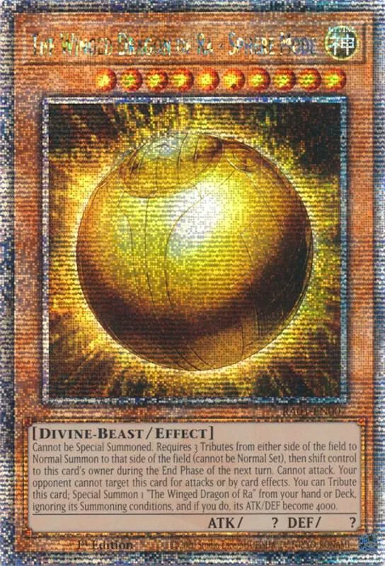 The Winged Dragon of Ra - Sphere Mode — 25th Anniversary Rarity Collection — Yu-Gi-Oh!