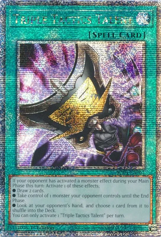 Triple Tactics Talent — 25th Anniversary Rarity Collection — Yu-Gi-Oh!