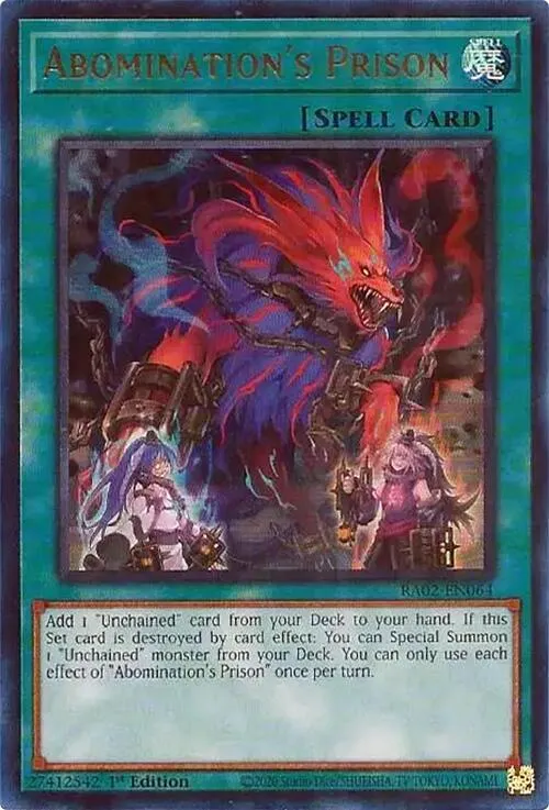 Abomination's Prison — 25th Anniversary Rarity Collection II — Yu-Gi-Oh!