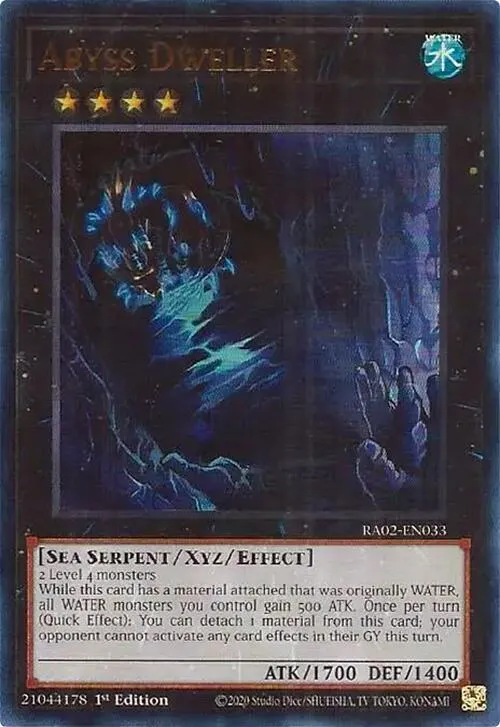 Abyss Dweller — 25th Anniversary Rarity Collection II — Yu-Gi-Oh!