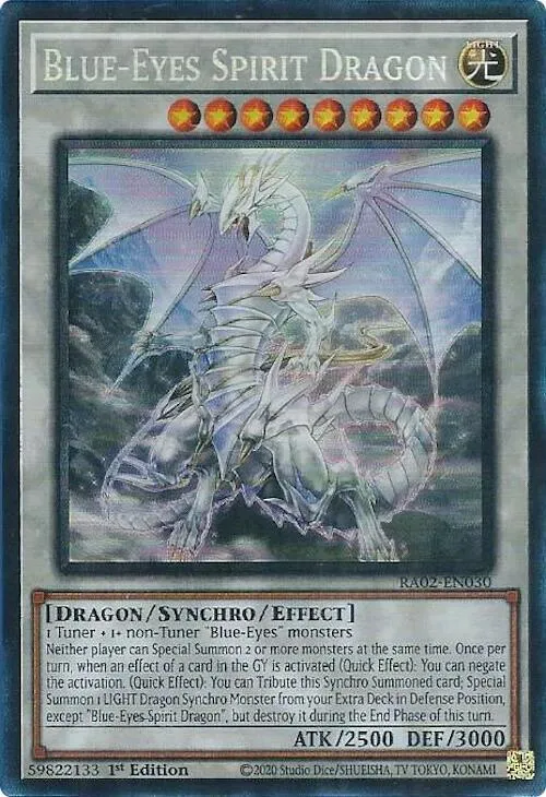 Blue-Eyes Spirit Dragon — 25th Anniversary Rarity Collection II — Yu-Gi-Oh!