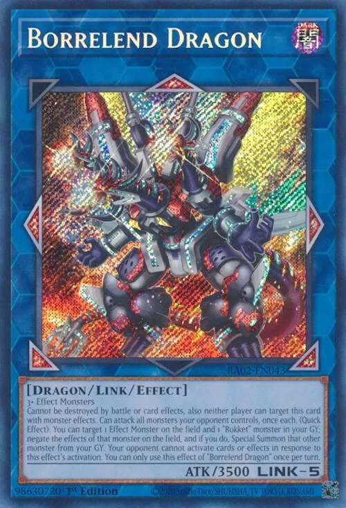 Borrelend Dragon — 25th Anniversary Rarity Collection II — Yu-Gi-Oh!