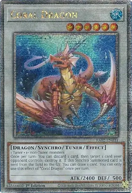 Coral Dragon — 25th Anniversary Rarity Collection II — Yu-Gi-Oh!