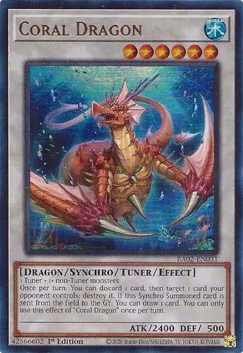 Coral Dragon — 25th Anniversary Rarity Collection II — Yu-Gi-Oh!