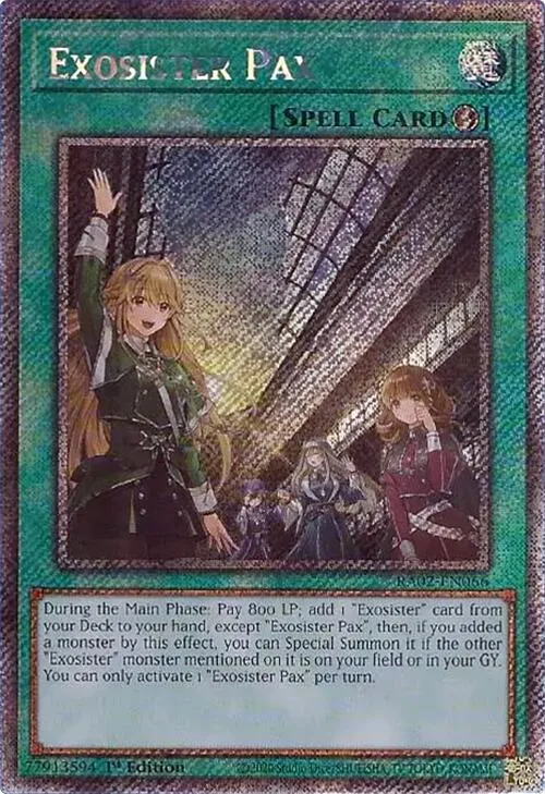 Exosister Pax — 25th Anniversary Rarity Collection II — Yu-Gi-Oh!