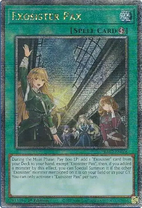 Exosister Pax — 25th Anniversary Rarity Collection II — Yu-Gi-Oh!