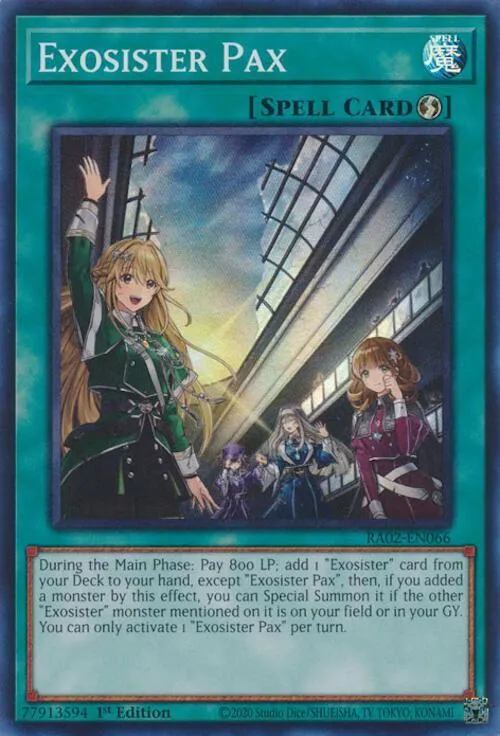 Exosister Pax — 25th Anniversary Rarity Collection II — Yu-Gi-Oh!