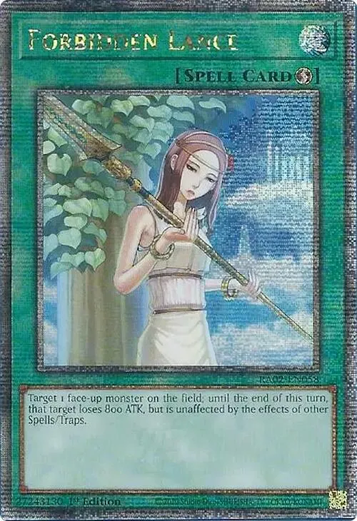Forbidden Lance — 25th Anniversary Rarity Collection II — Yu-Gi-Oh!
