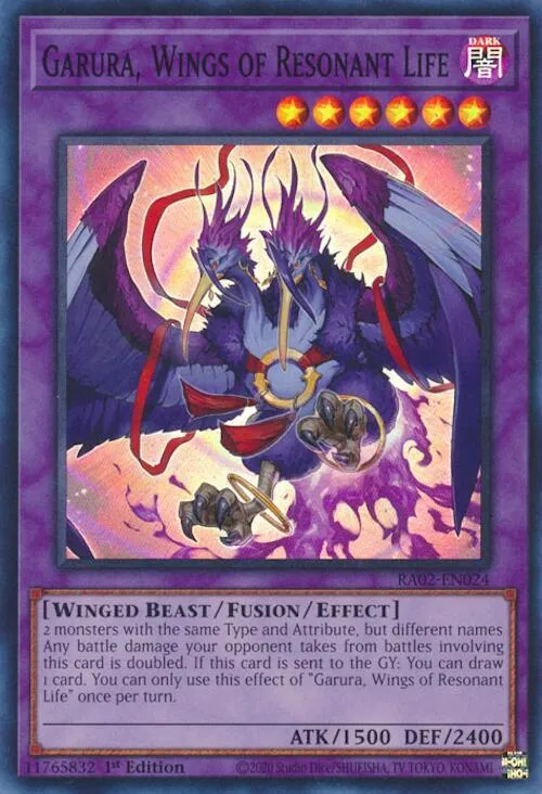 Garura, Ailes de la Vie Retentissante — 25th Anniversary Rarity Collection II — Yu-Gi-Oh!