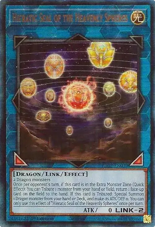 Hieratic Seal of the Heavenly Spheres — 25th Anniversary Rarity Collection II — Yu-Gi-Oh!